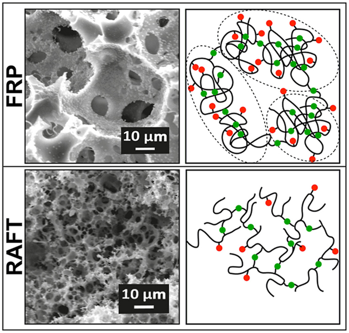 RAFT Polymerization within High Internal Phase Emulsions: Porous Structures, Mechanical Behaviors, and Uptakes