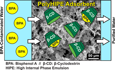β-Cyclodextrin-based Macroporous Monoliths: One-pot Oil-in-oil Emulsion Templating and Adsorption